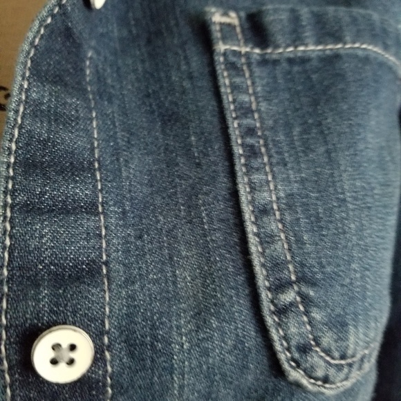 Mid-wash Denim Shirt Dress by OLD Navy - Picture 3 of 5